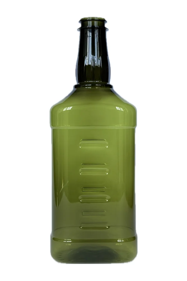 MEDKA 750 ml PET bottle, olive green, without cap · actual photo